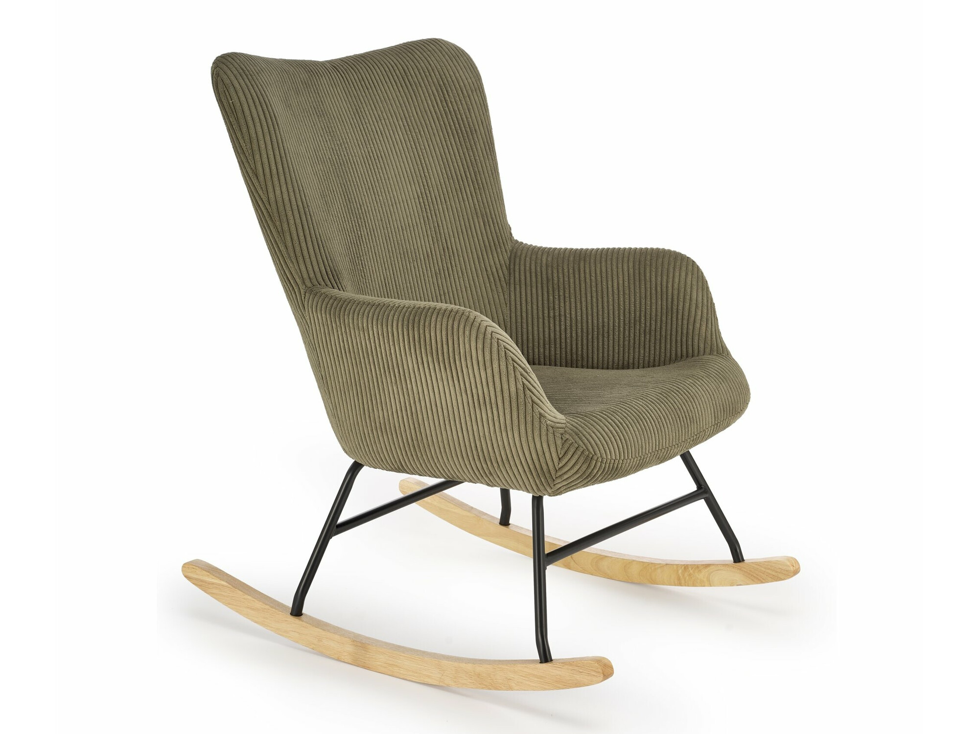 Люлеещ се стол Houston 1611 (Светло маслиново дърво)