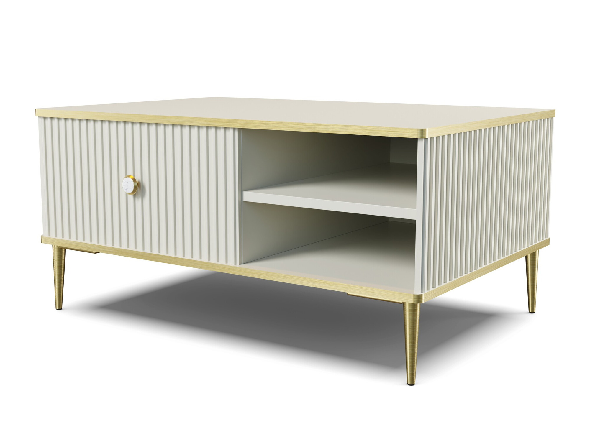 Масичка за кафе Romciro 102 (Кашмир + Златно)