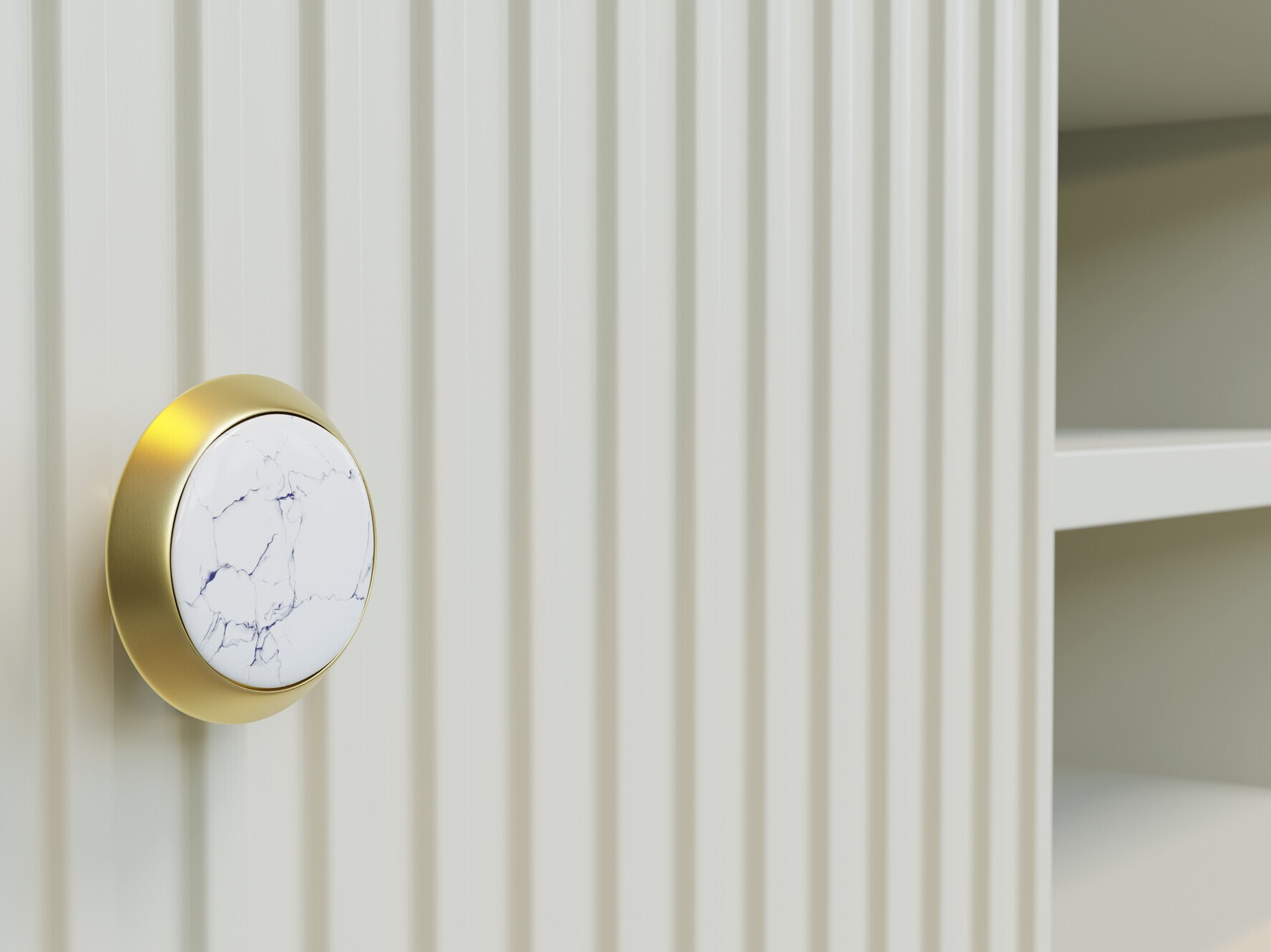 Масичка за кафе Romciro 102 (Кашмир + Златно)