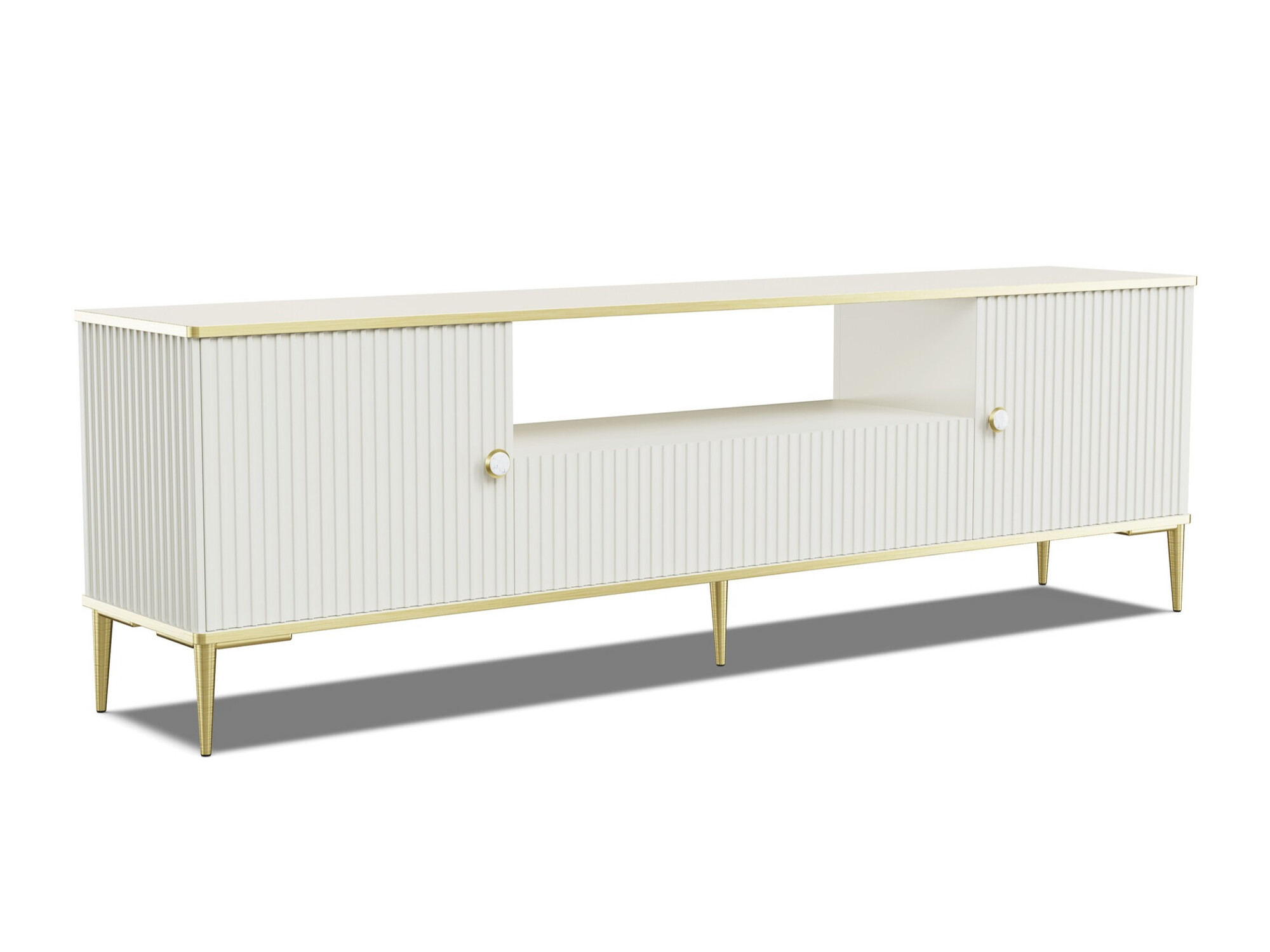 ТВ шкаф Romciro 100 (Кашмир + Златно)