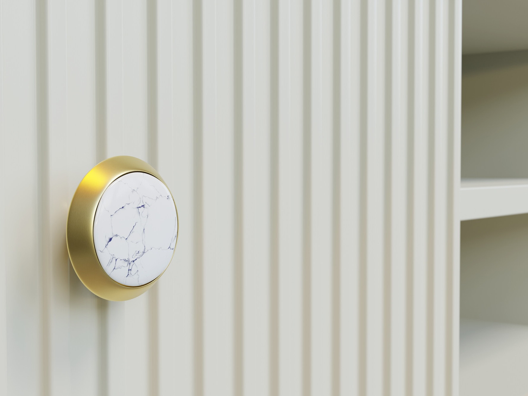 ТВ шкаф Romciro 100 (Кашмир + Златно)