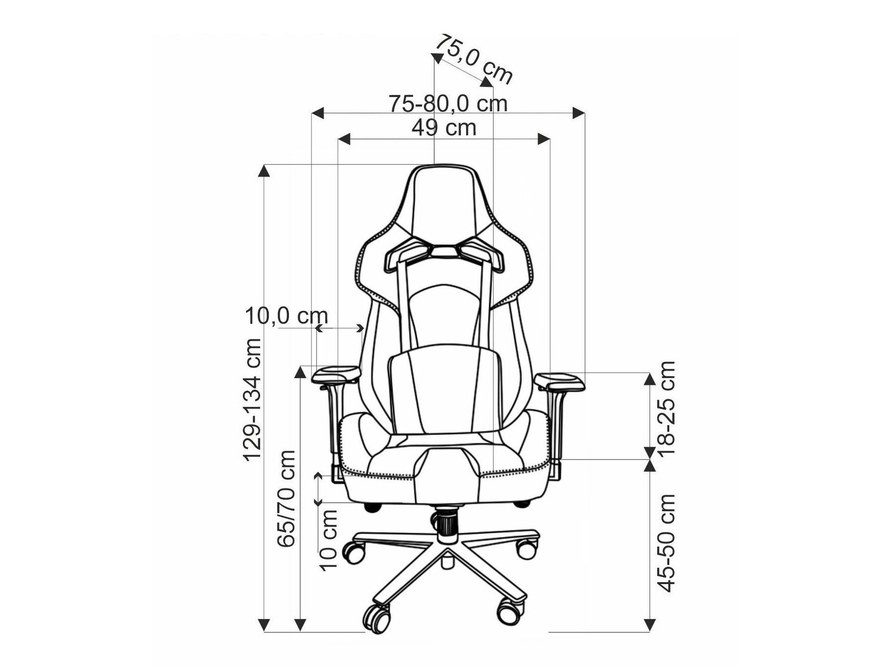 Геймърски стол Houston 1619