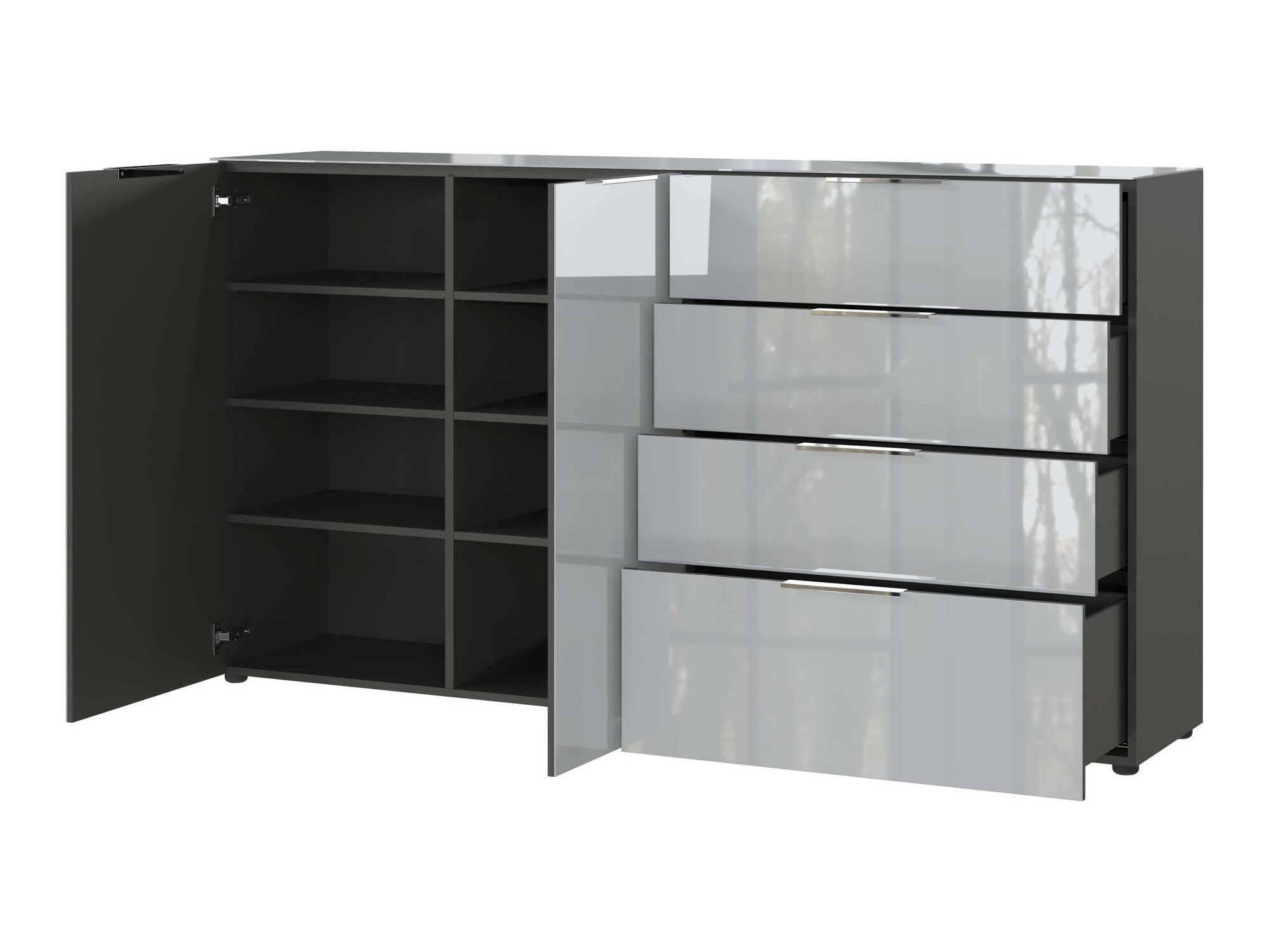 Скрин Sacramento 302 (Графит + Сив гланц)