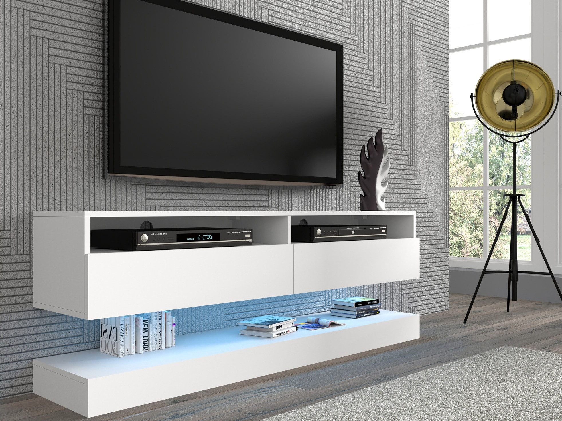 ТВ шкаф Buffalo 108 (Бял)