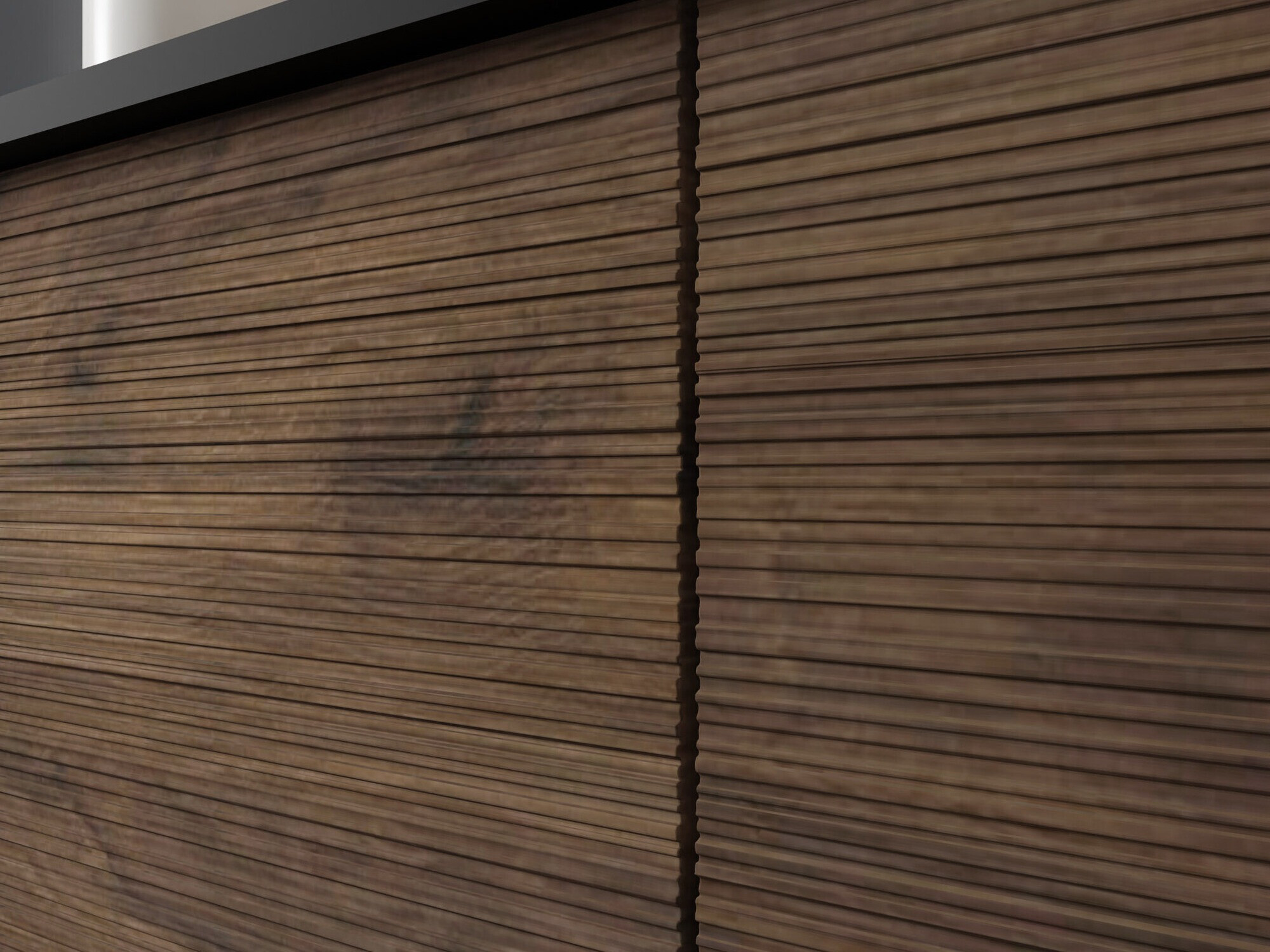 ТВ шкаф Romtole 100 (Черен + Тъмен дъб)