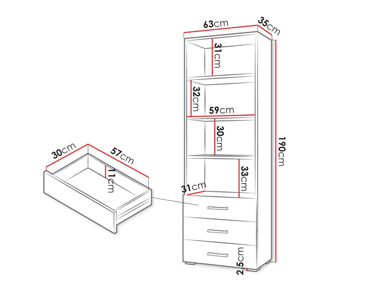 Етажерка Comfivo Casus