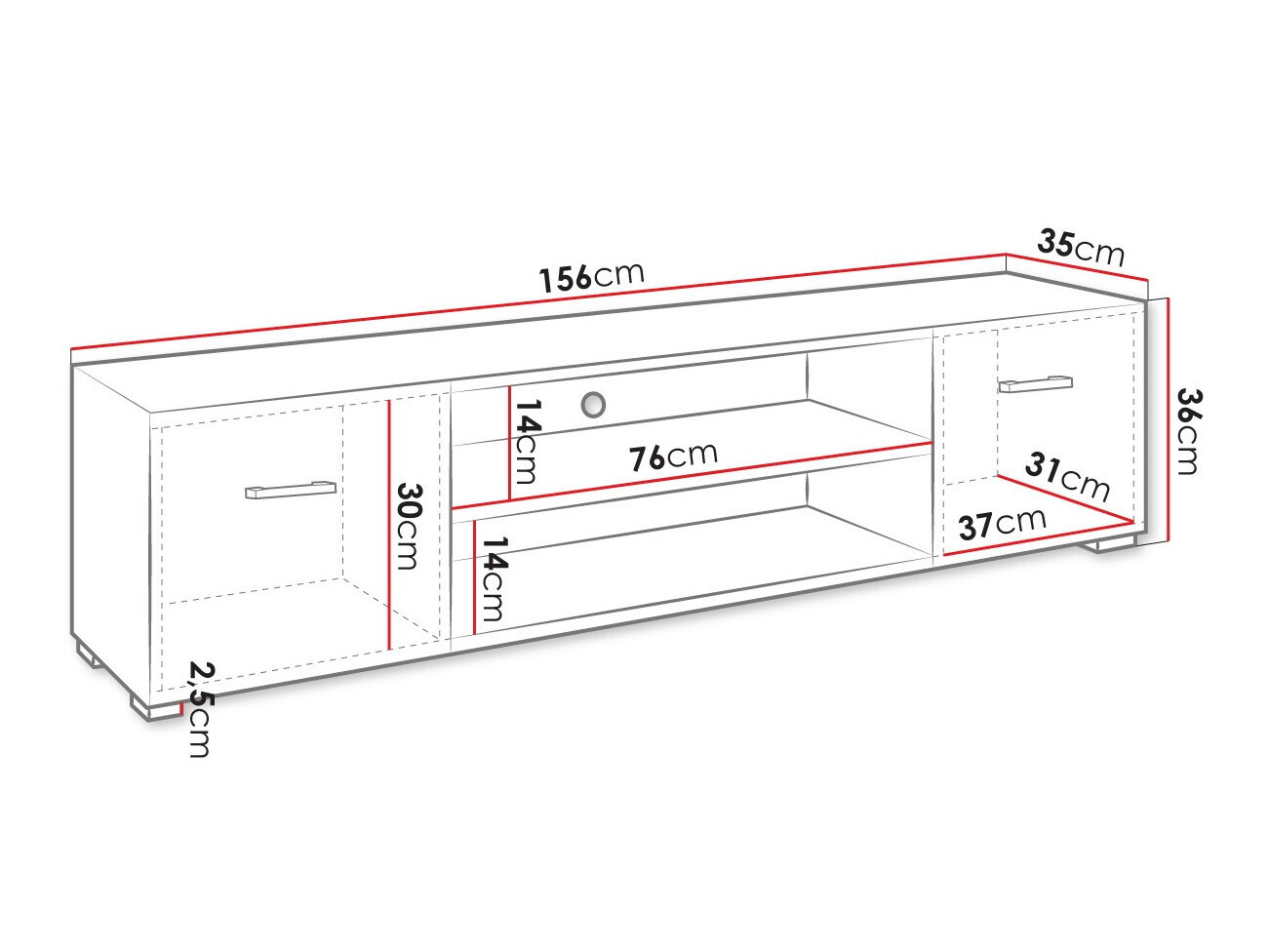 ТВ шкаф Comfivo Casus