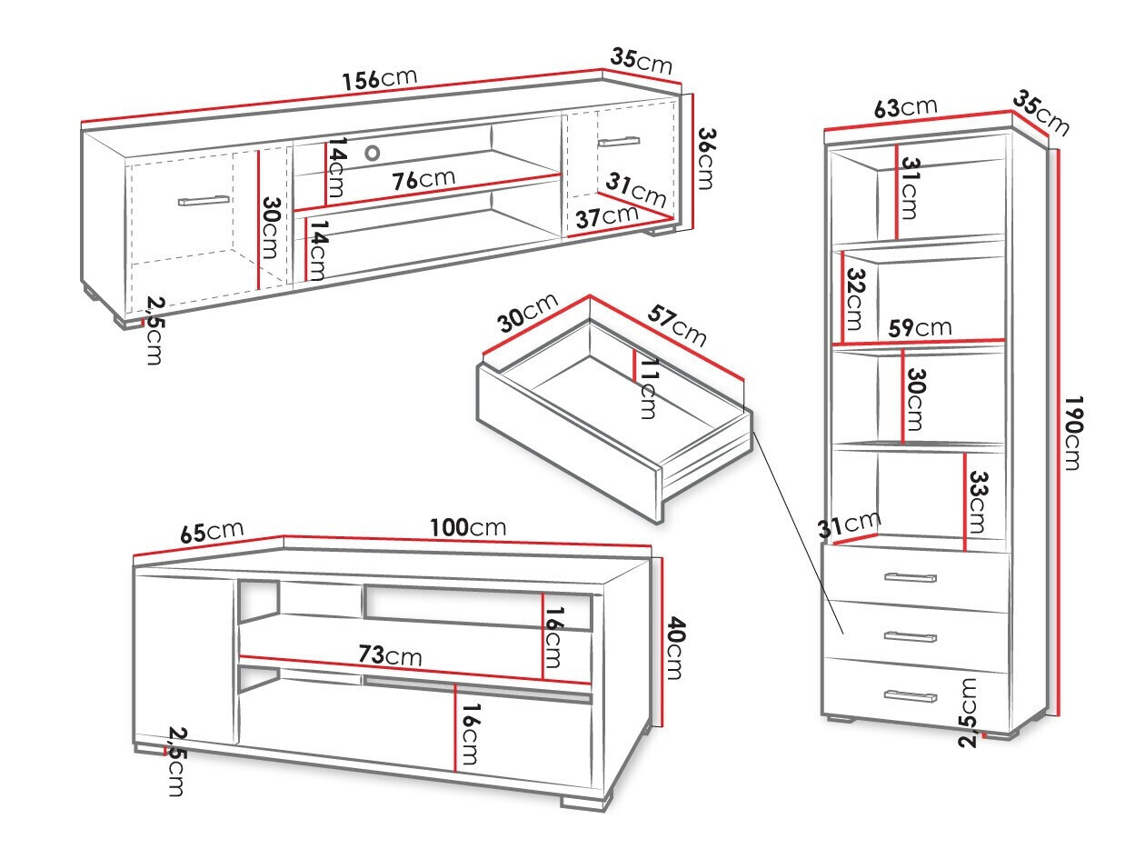 Комплект за хол Comfivo Casus II