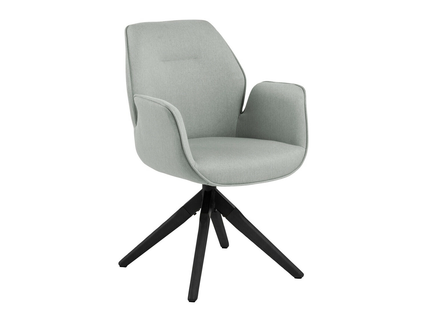 Стол Norsica 392 (Светло сив + Черен)