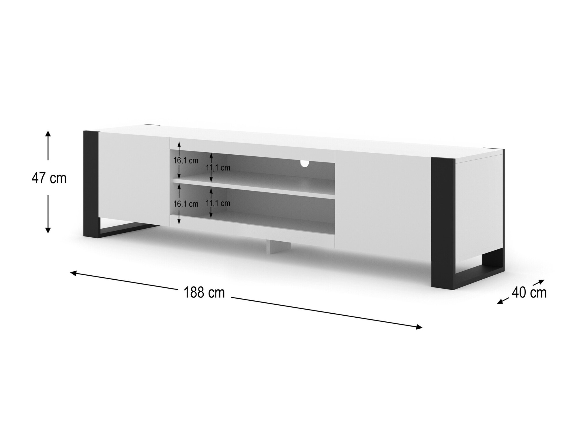 ТВ шкаф Tivtora 101 (Artisan дъб)