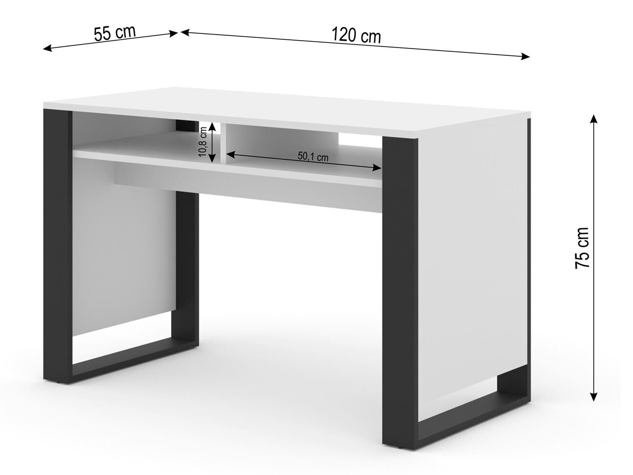 Офис бюро Tivtora 108 (Матов бял)