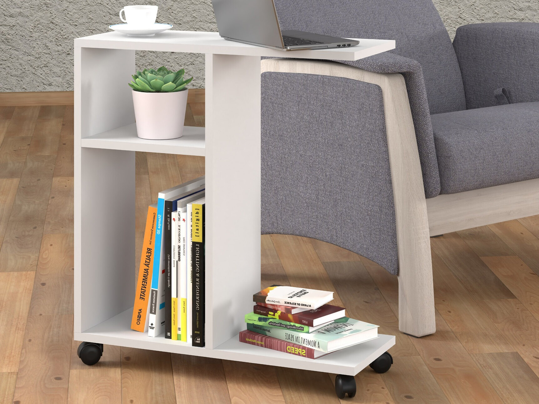 Помощна масичка Buffalo 141 (Матов бял)