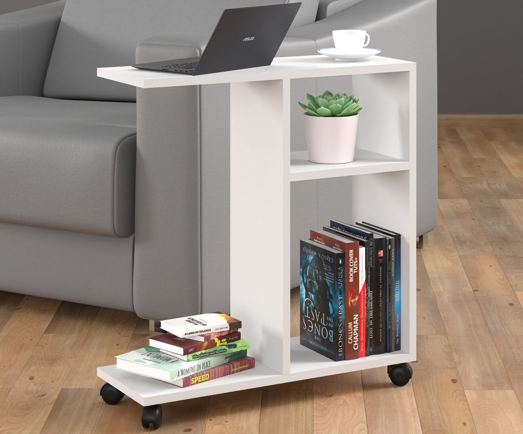 Помощна масичка Buffalo 141 (Матов бял)