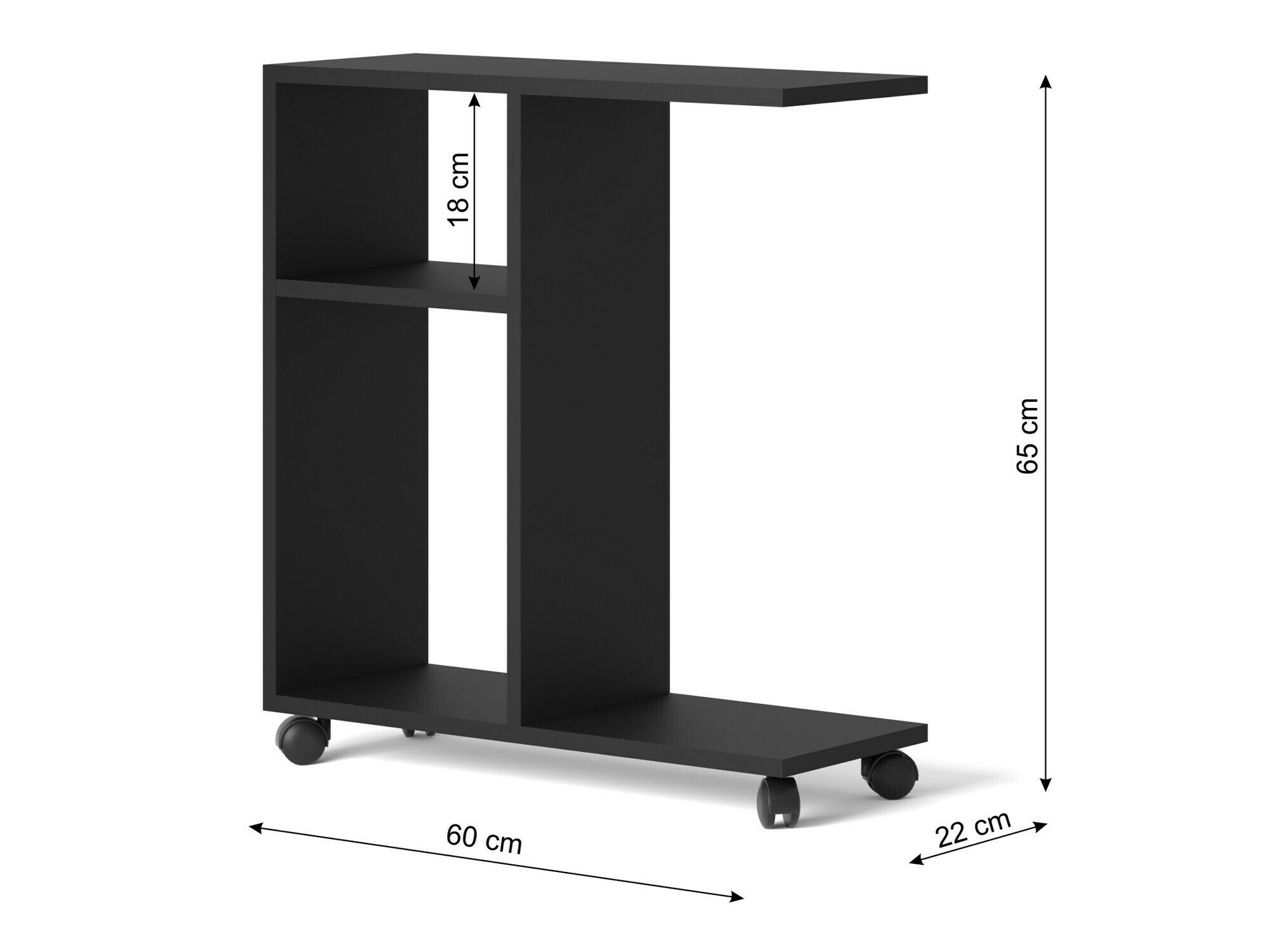 Помощна масичка Buffalo 141 (Матов бял)
