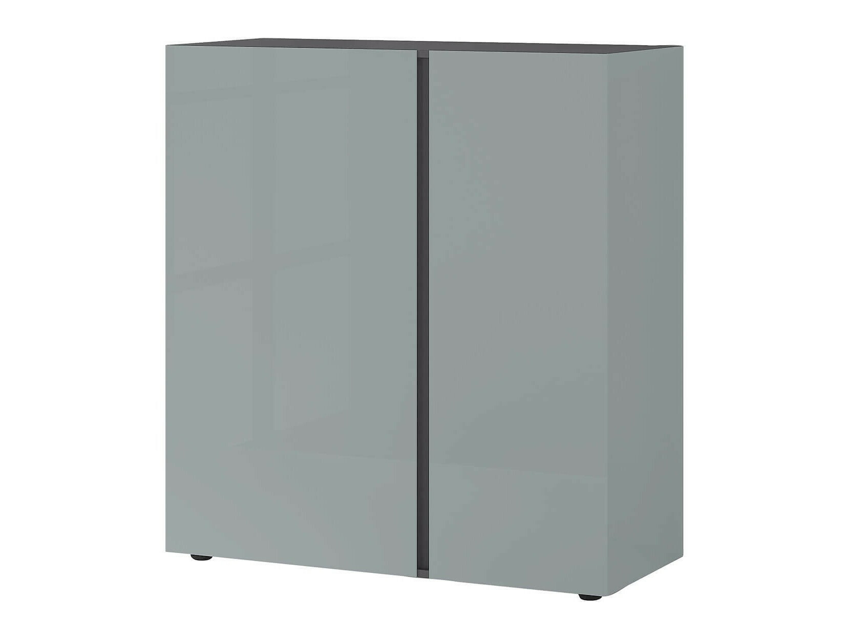 Шкаф Sacramento 289 (Сив гланц + Графит)