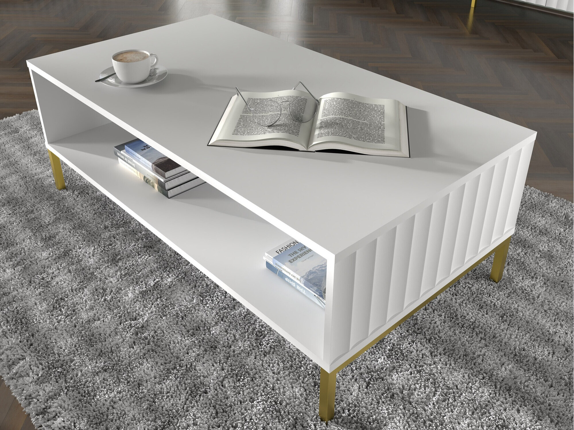 Масичка за кафе Soropho 104 (Бял)