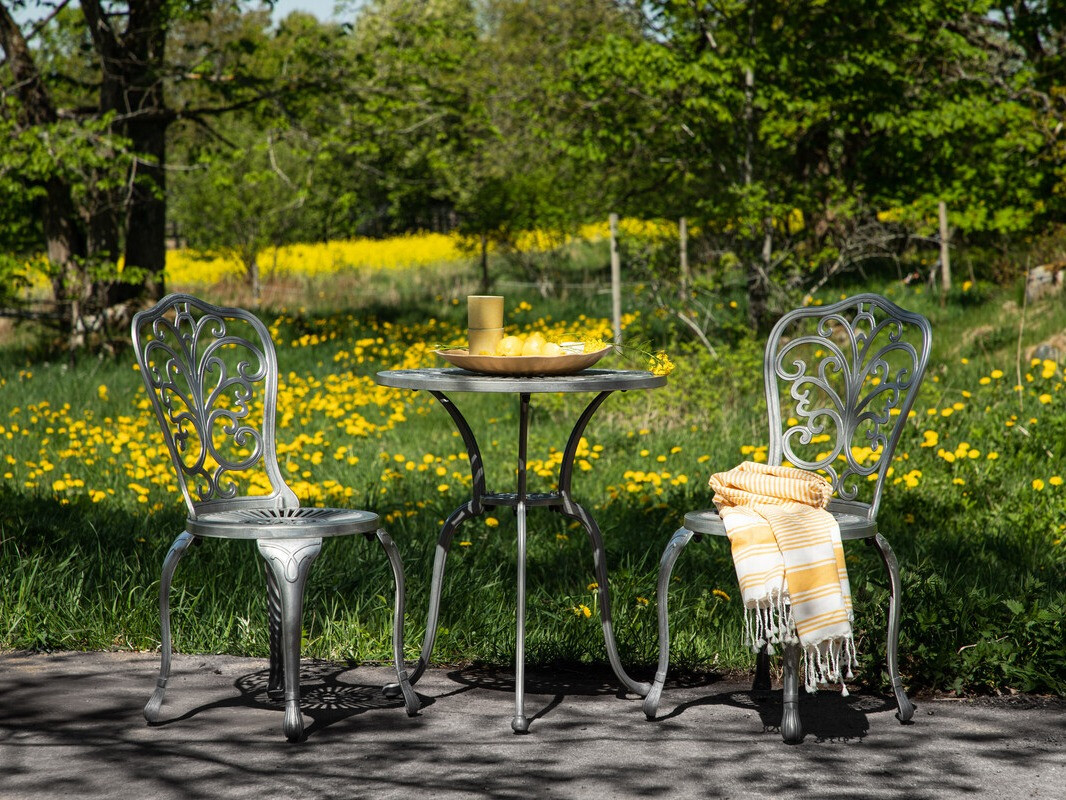 Комплект за балкон Dallas 4462 (Сребро)