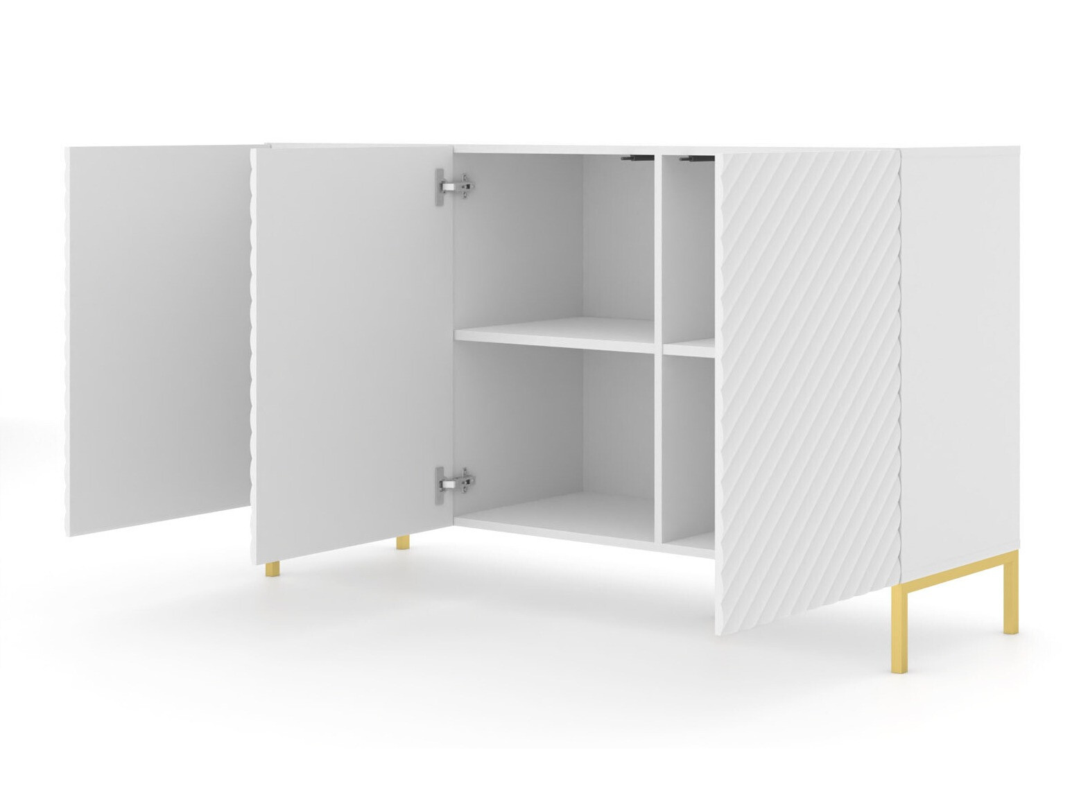 Комплект за хол Fivremu 109 (Бял)