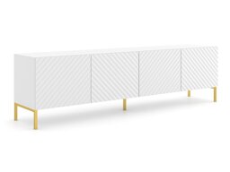 ТВ шкаф Fivremu 104 (Бял)