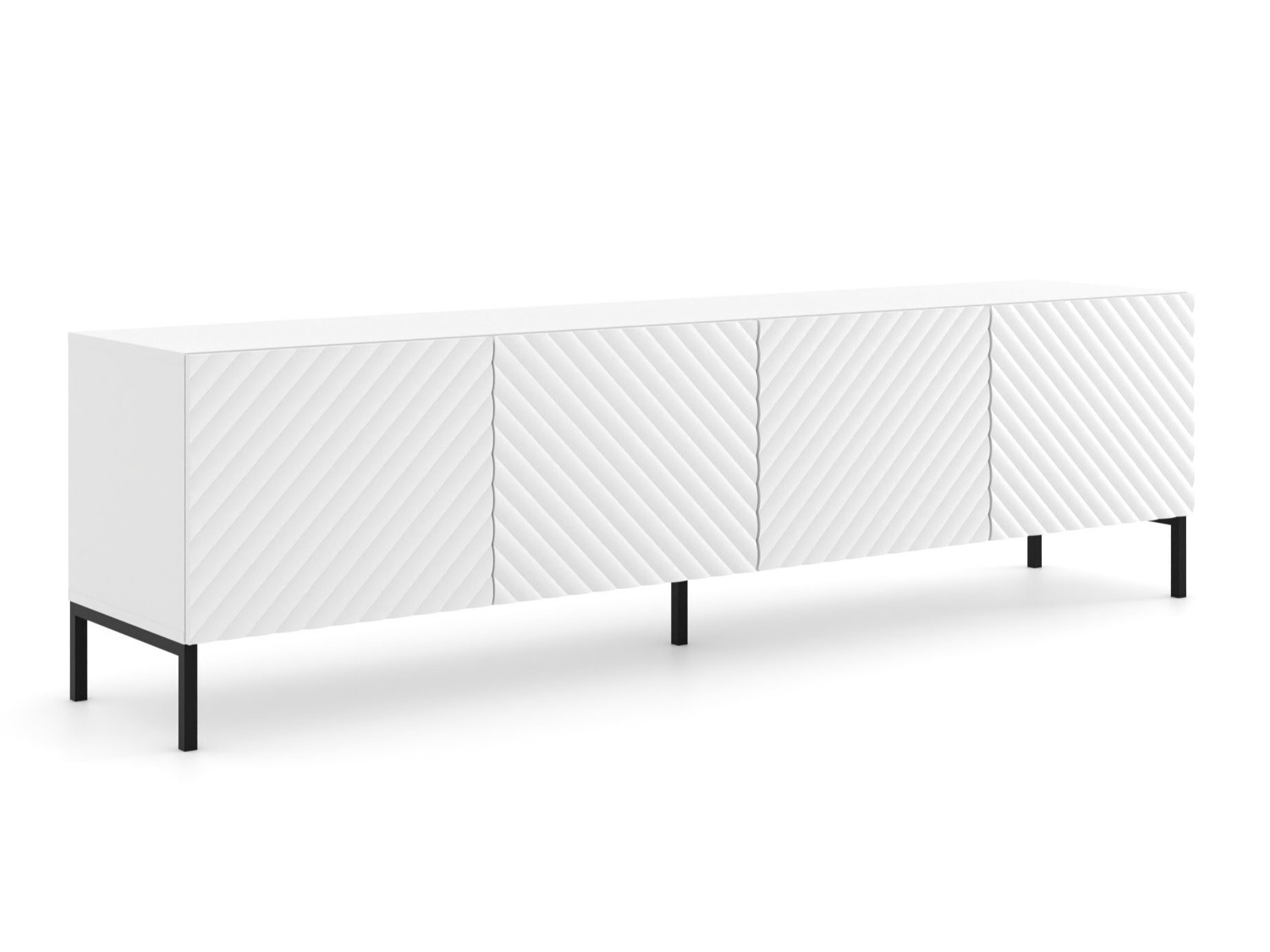 ТВ шкаф Fivremu 104 (Бял)