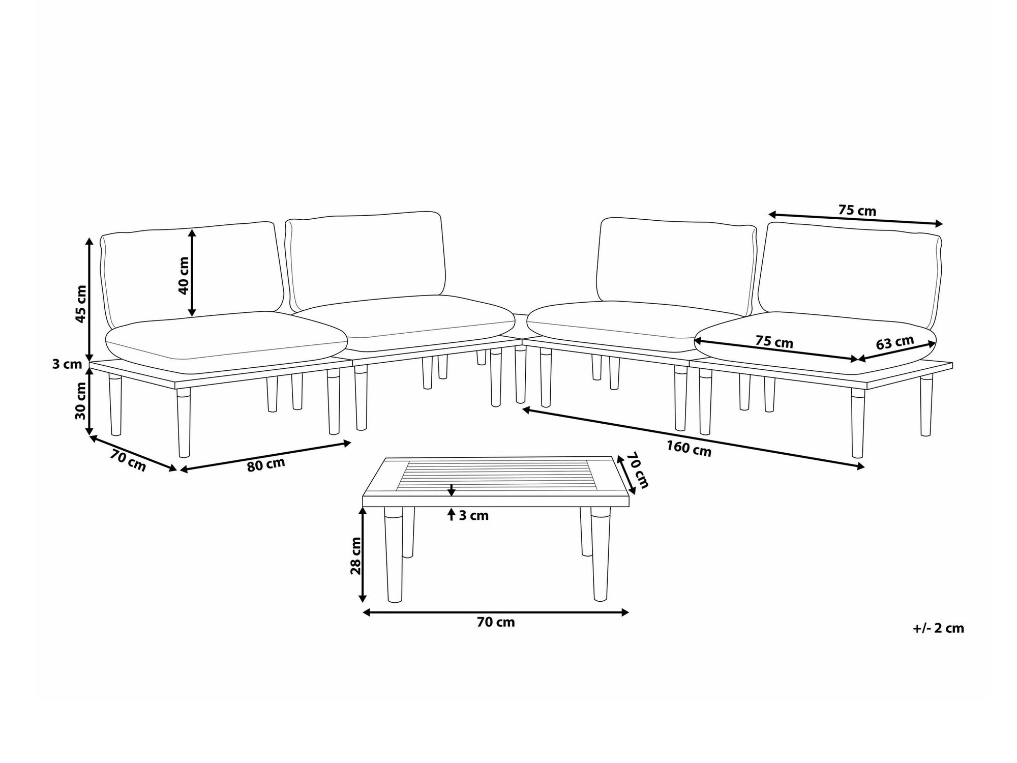 Градински комплект Berwyn 1870