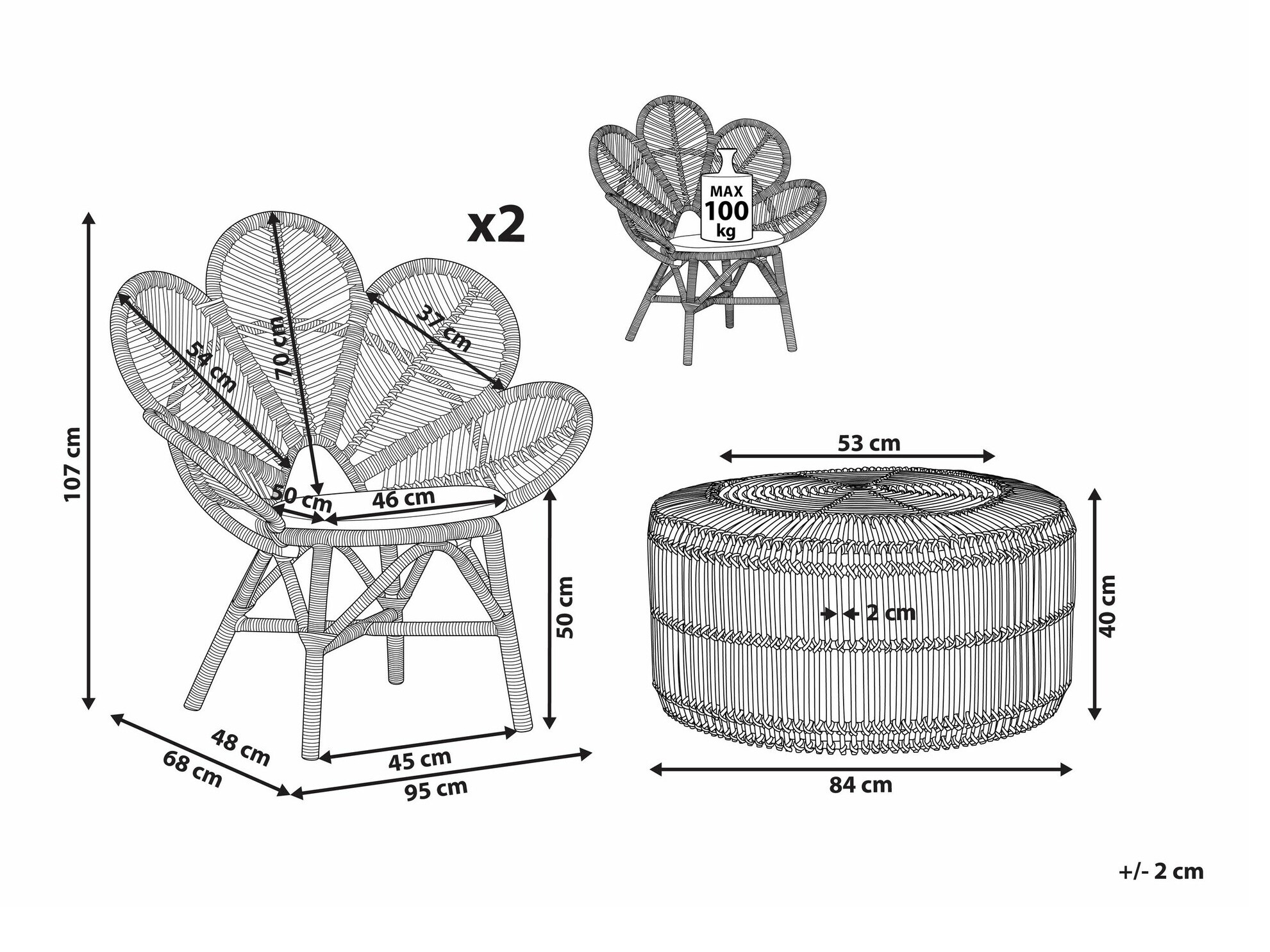 Градински комплект Berwyn 1884