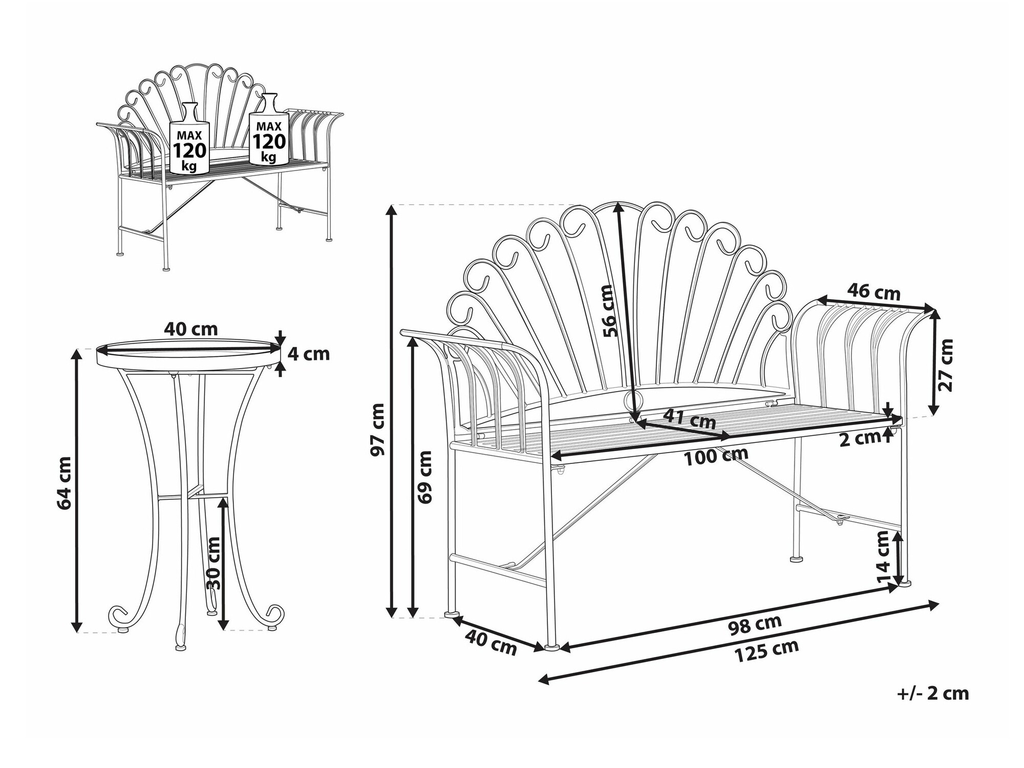 Градински комплект Berwyn 1889