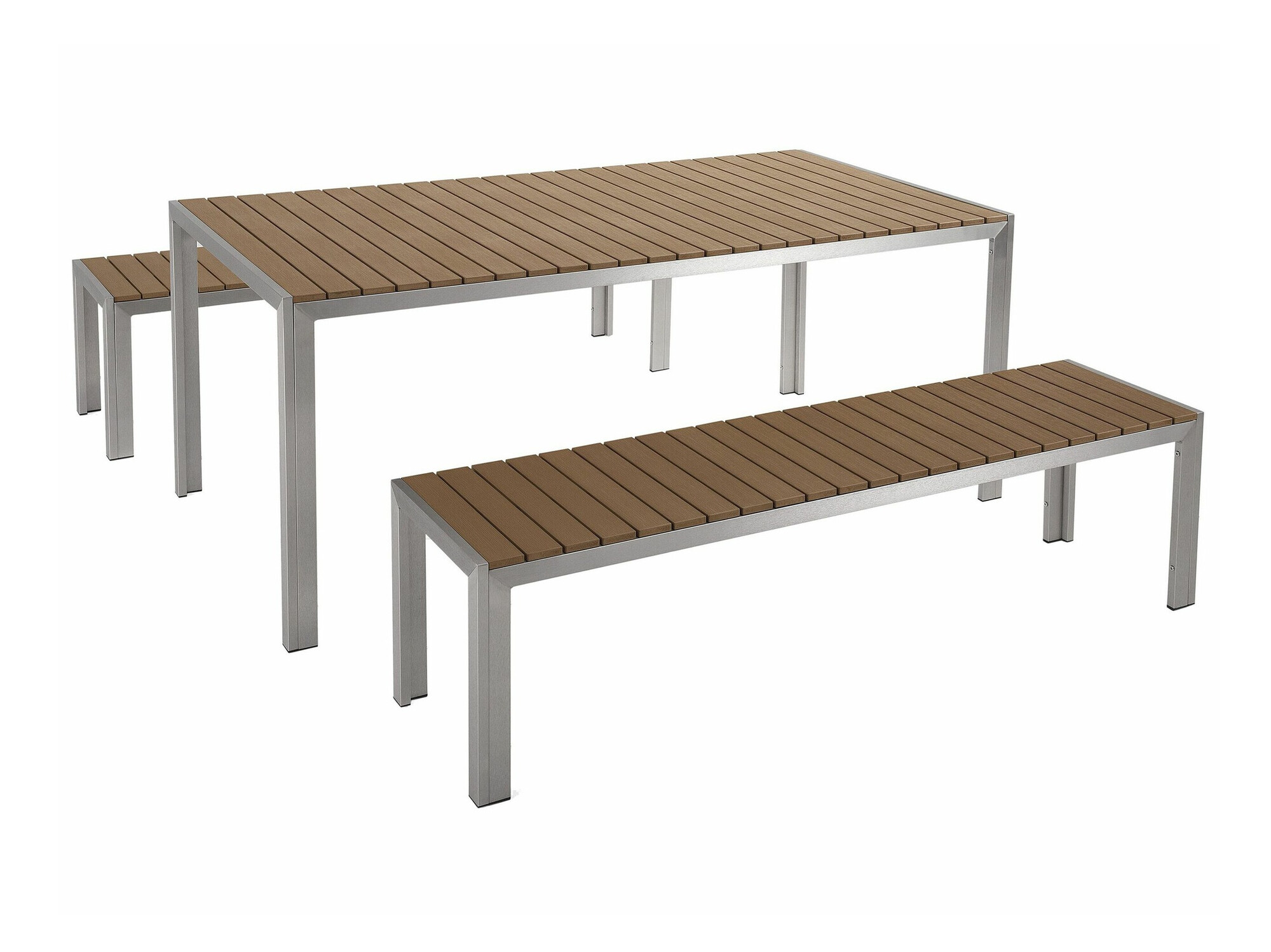 Градински комплект Berwyn 1895 (Ярък дърво + Сребро)