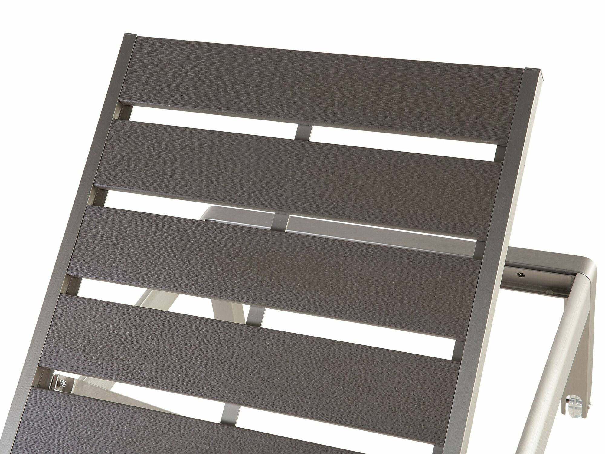 Градински шезлонг Berwyn 1898 (Сив + Сребро)