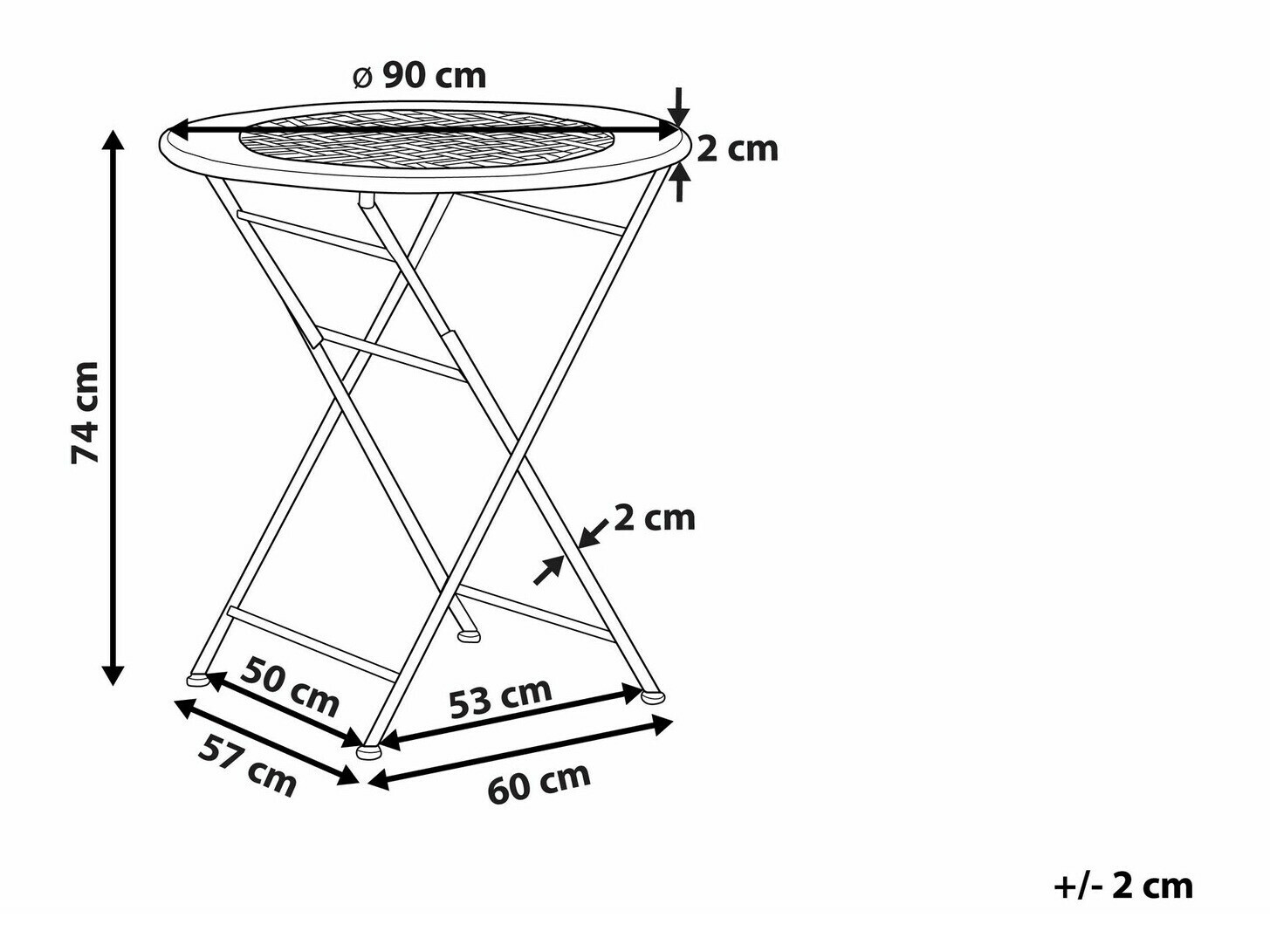 Градинска маса Berwyn 1907