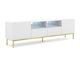 ТВ шкаф Buffalo 158 (Бял + Бял гланц)