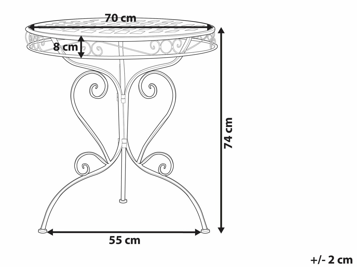 Градинска маса Berwyn 1923