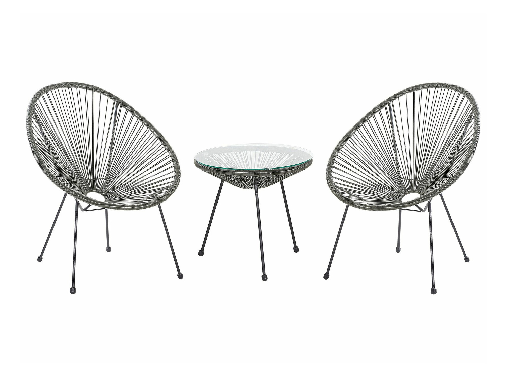 Комплект за балкон Berwyn 1921 (Тъмно сив)