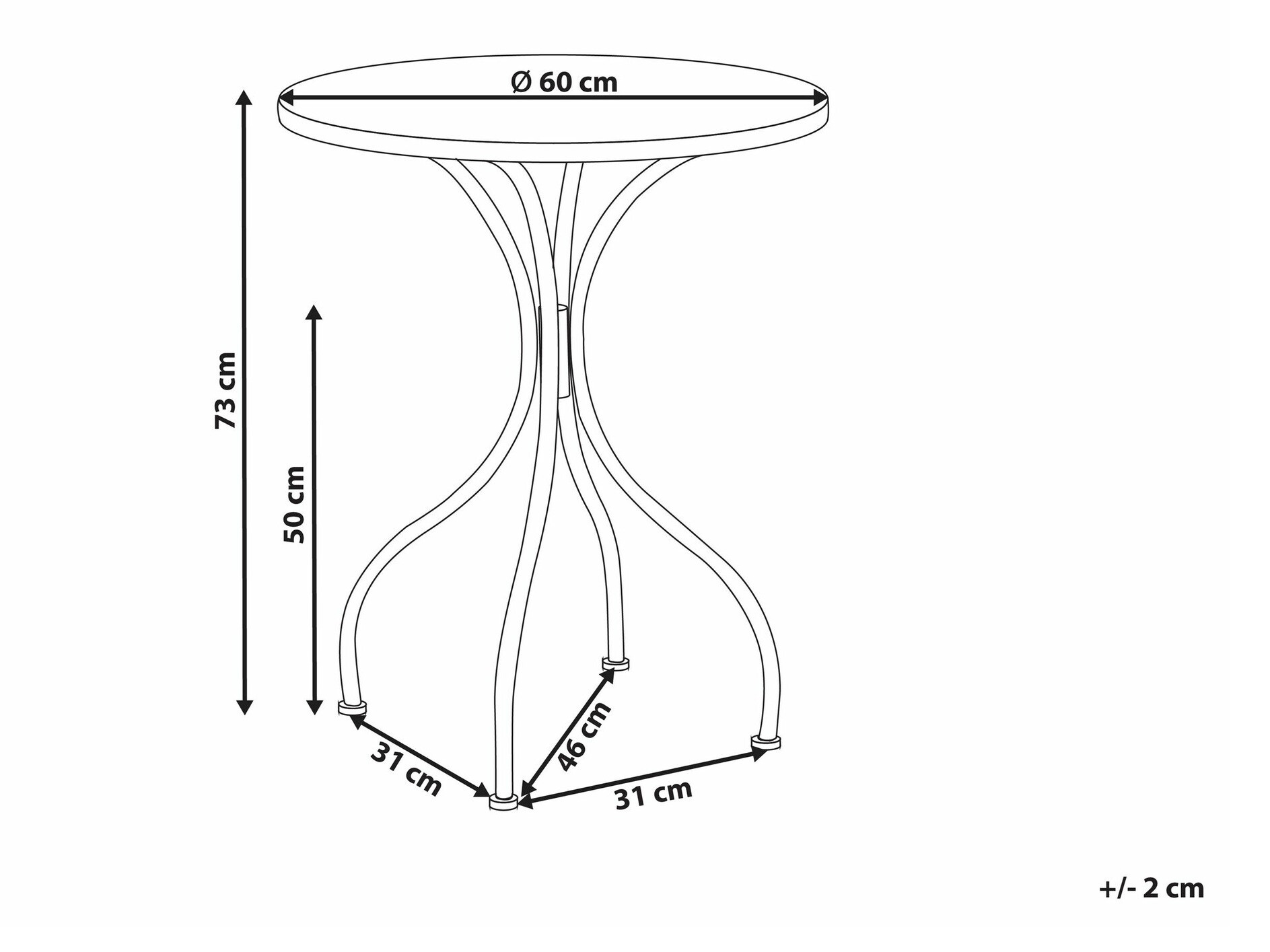 Градинска маса Berwyn 1937