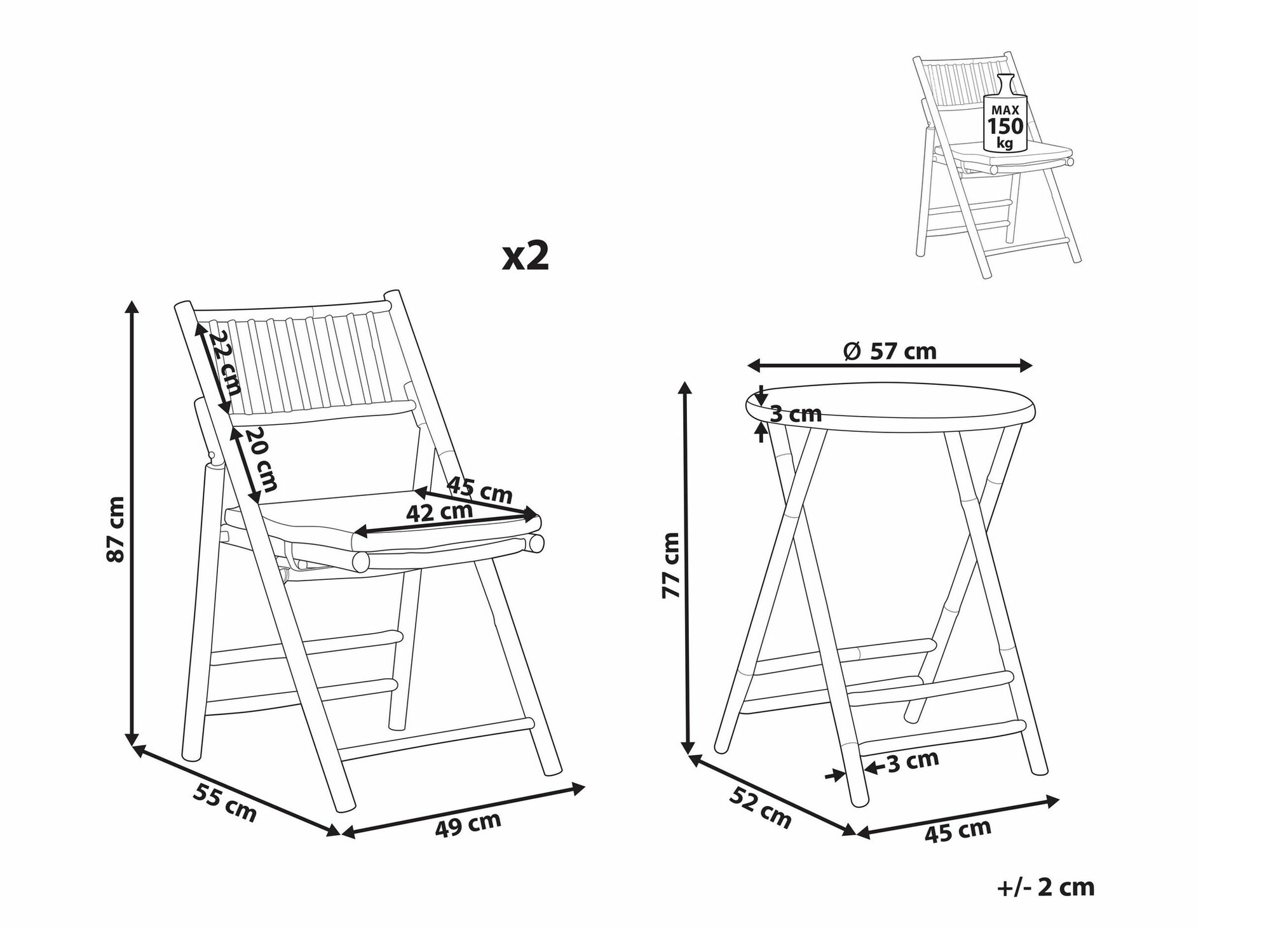 Комплект за балкон Berwyn 1935