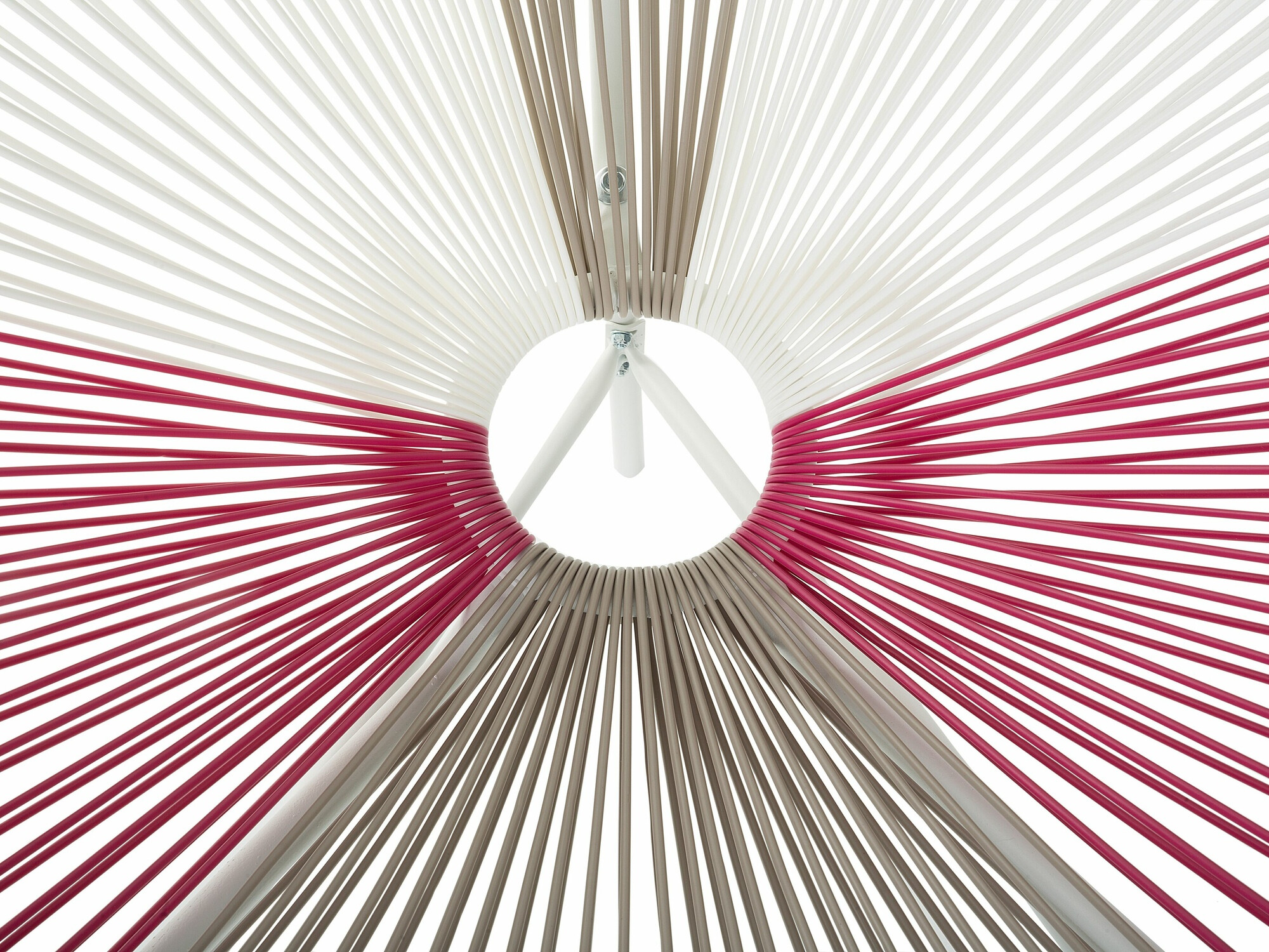 Градински стол Berwyn 1961 (Бял + Роза + Taupe)