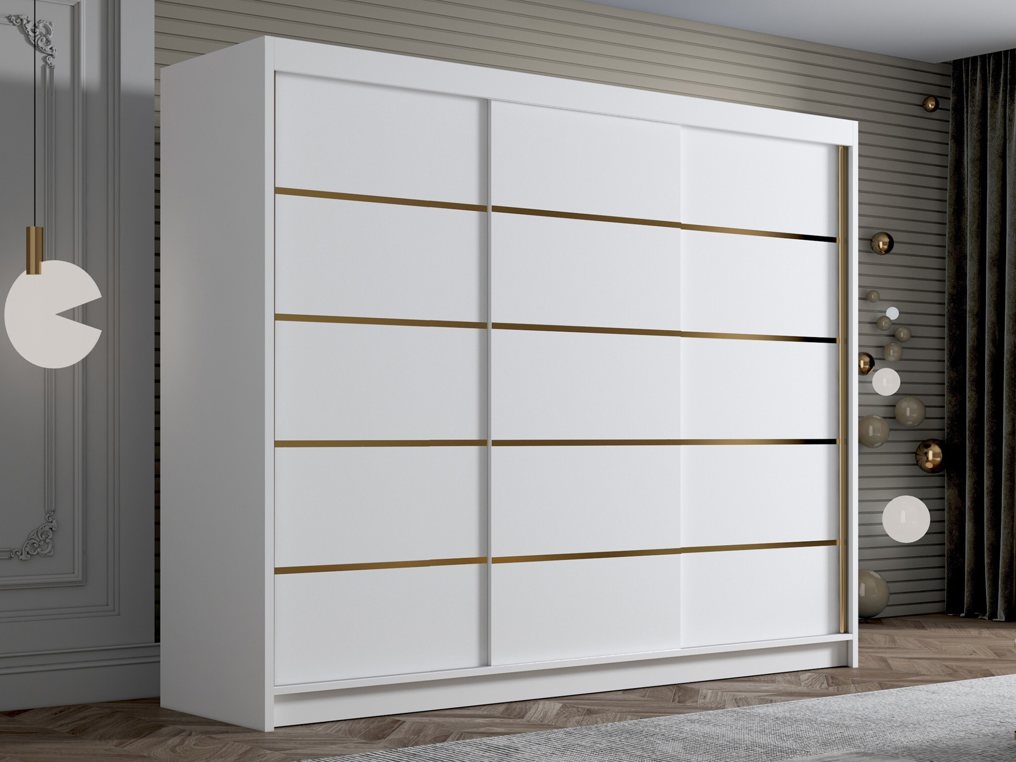 Гардероб Closico Veltron II (Бял)