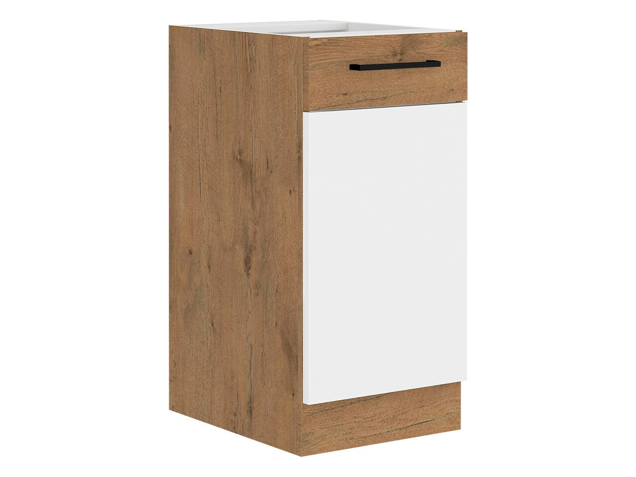 Модулен шкаф с врати Wood White 120