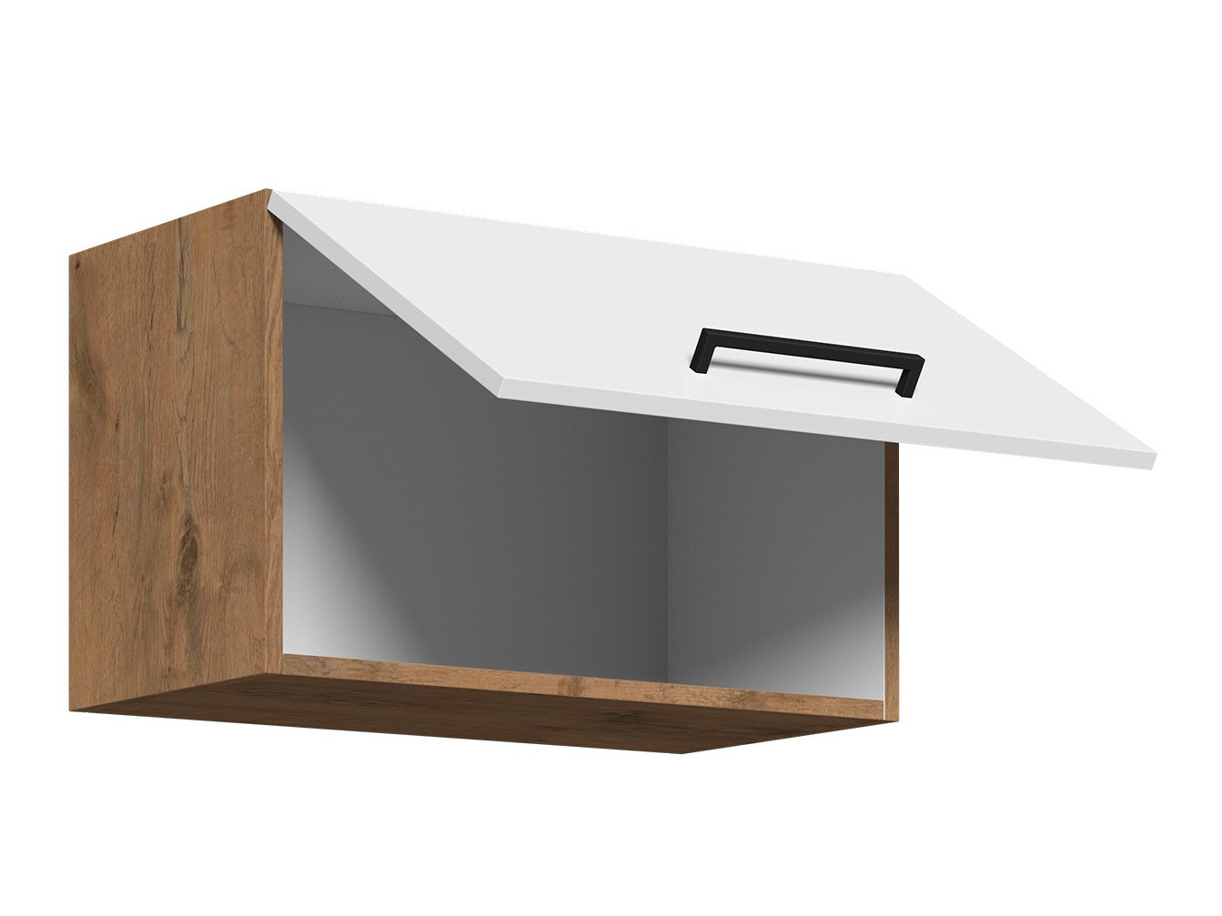 Модулен окачен шкаф Wood Dark 109