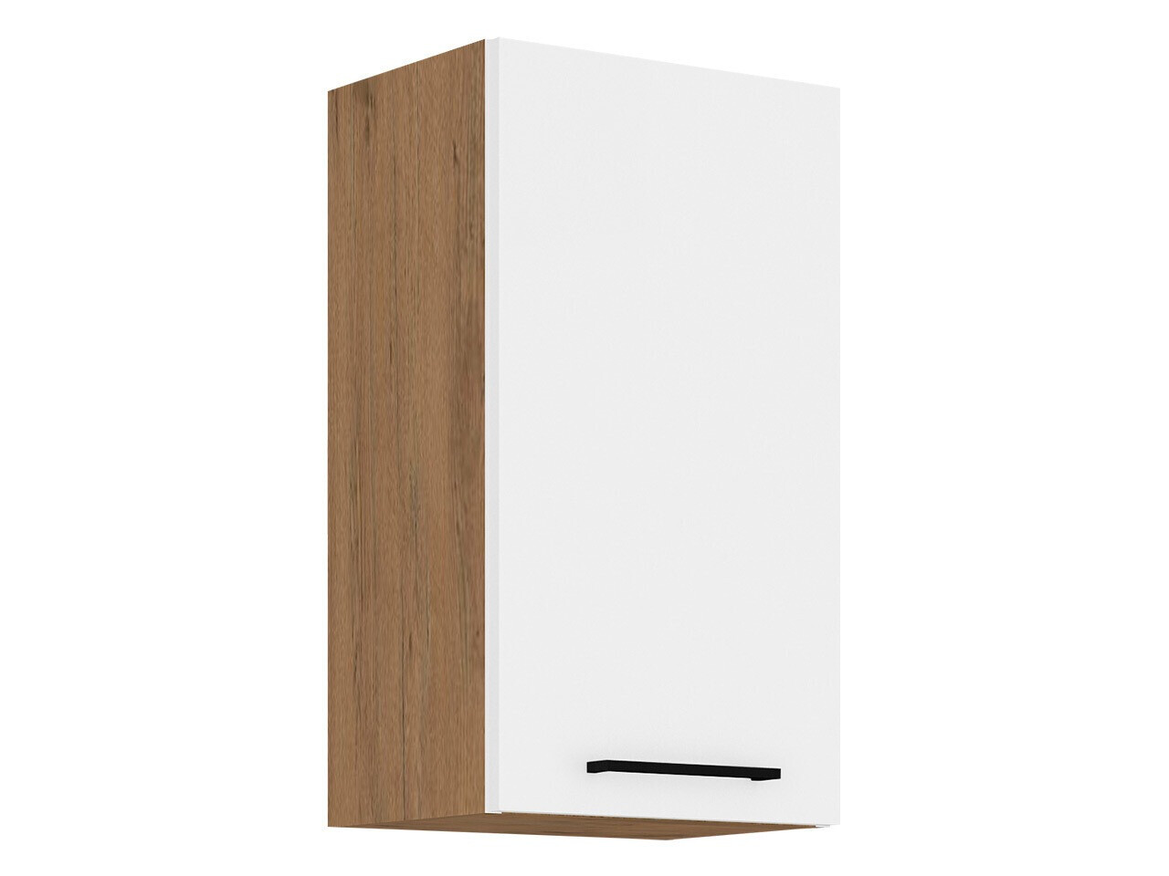 Модулен окачен шкаф Wood White 101