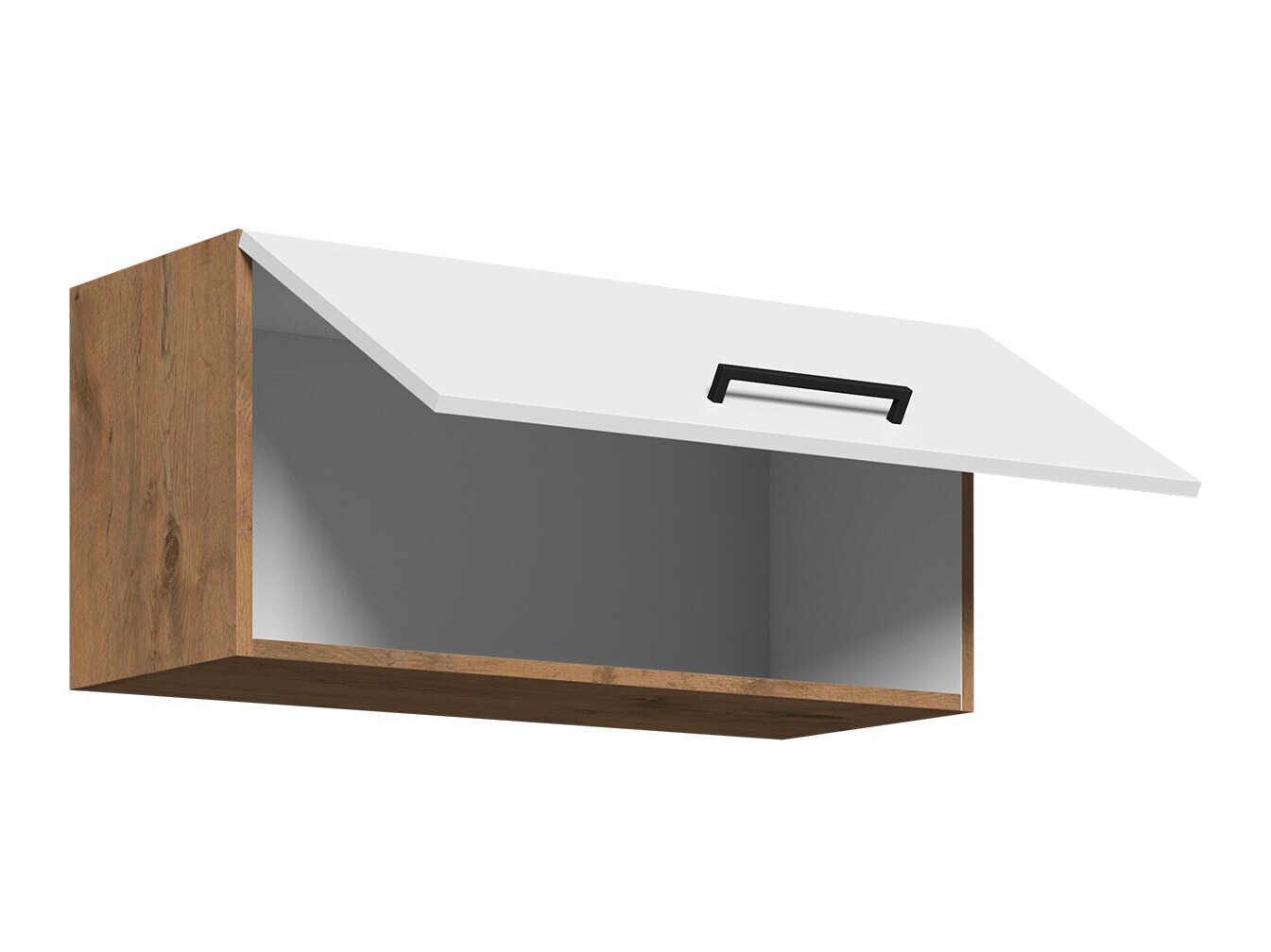 Модулен окачен шкаф Wood White 131