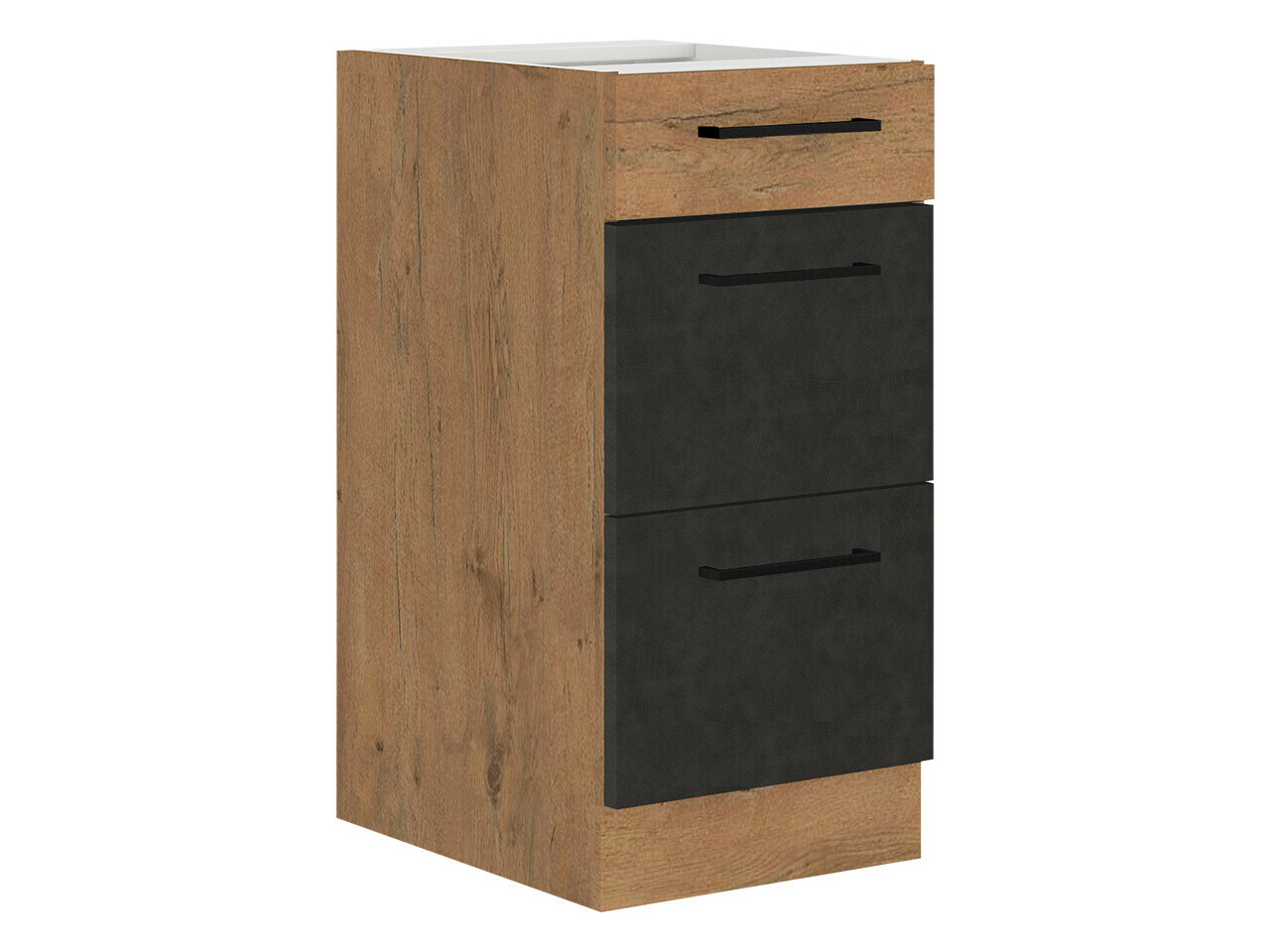 Модулен шкаф с чекмеджета Wood Grey 132