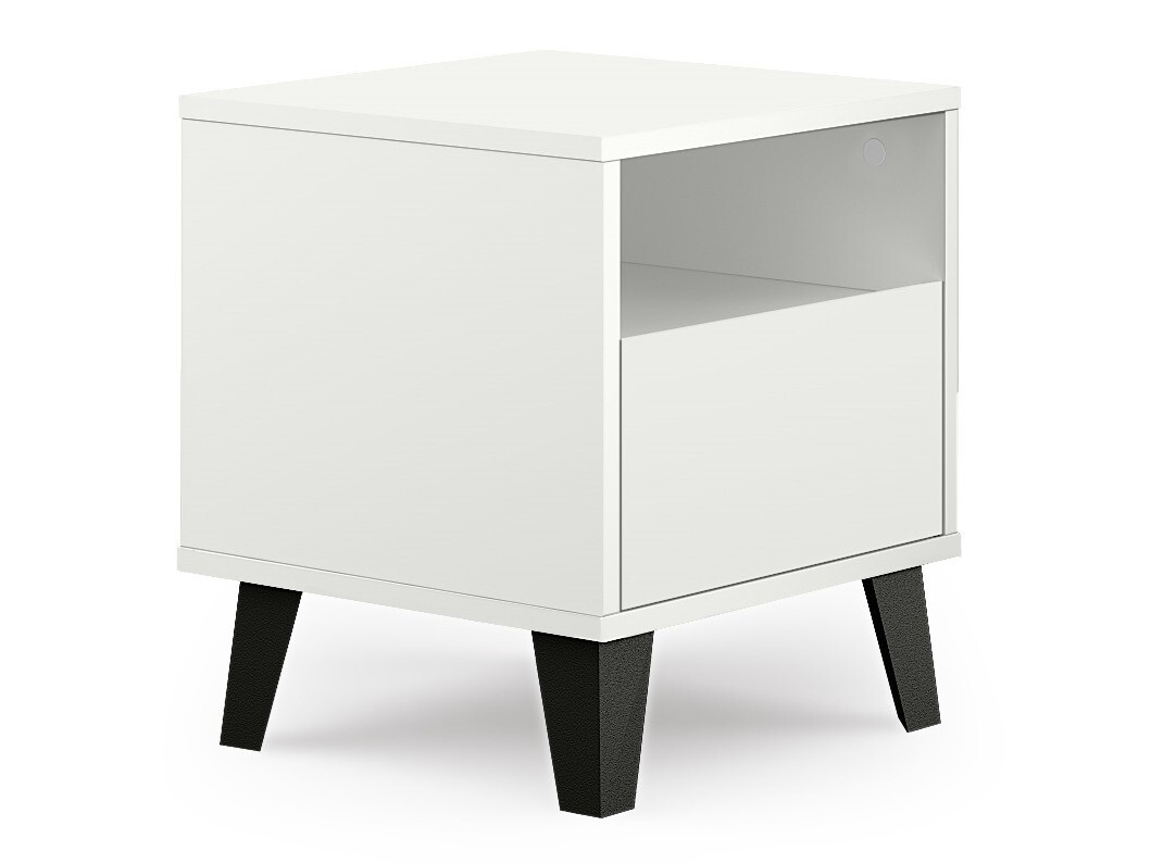 Нощно шкафче Mandeville 123 (Бял)