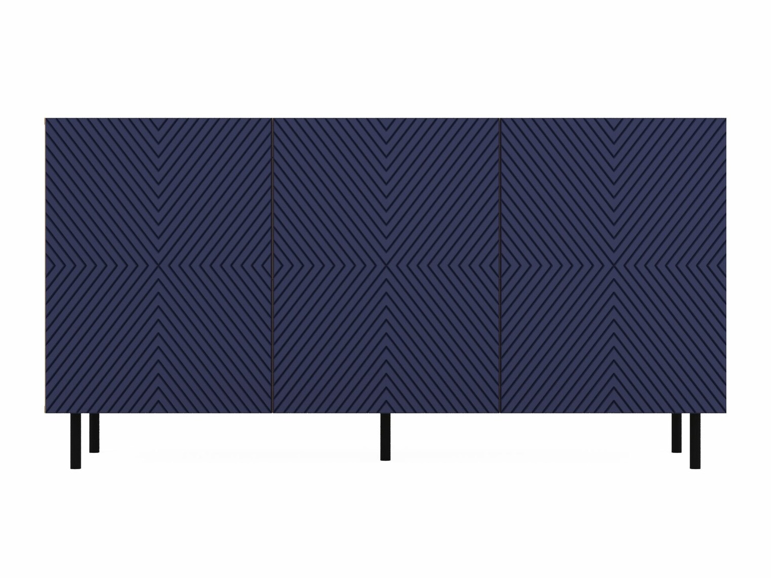 Шкаф Romseru 103 (Син + Artisan дъб)