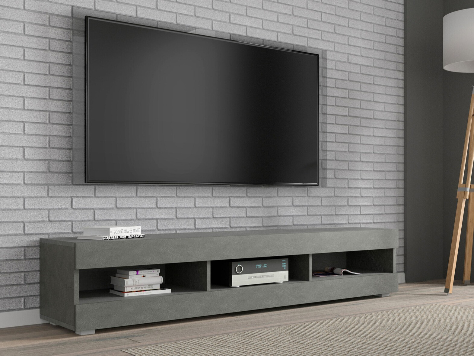 ТВ шкаф Buffalo 168 (Сив)