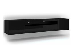 ТВ шкаф Morteo 104 (Черен + Черен гланц)