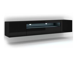 ТВ шкаф Morteo 104 (Черен + Черен гланц)