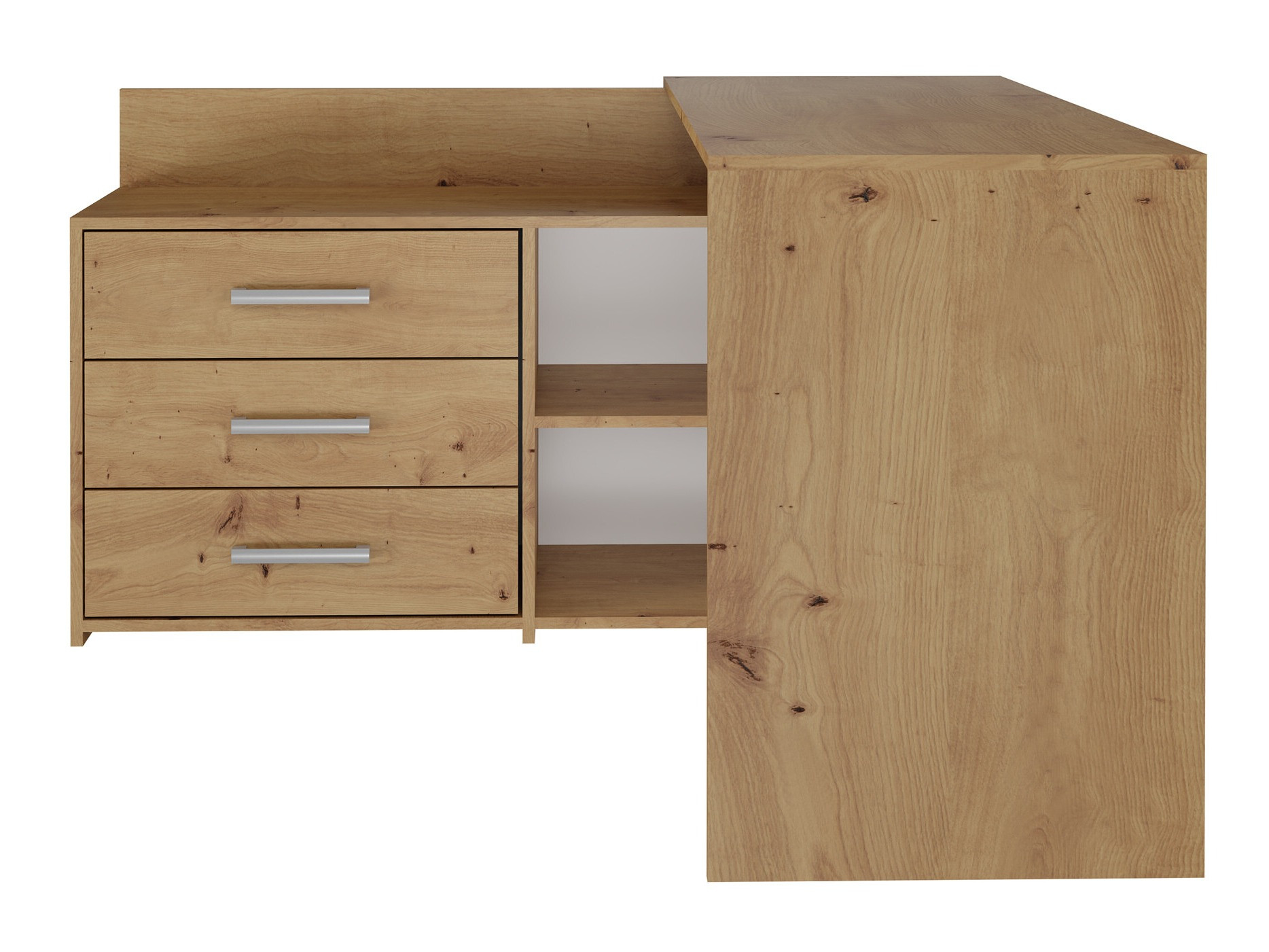 Ъглово офис бюро Mandeville 131 (Artisan дъб)