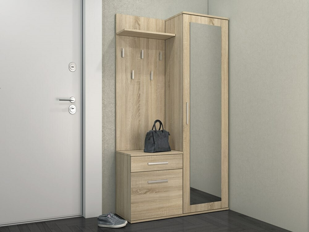 Комплект за антре Mandeville 126 (Сонома дъб)