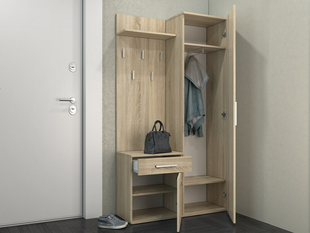 Комплект за антре Mandeville 126 (Сонома дъб)